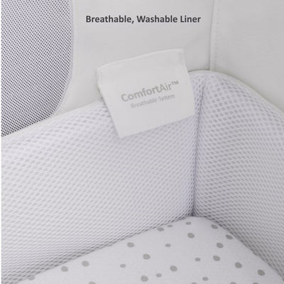 Bambinista-SNUZ-Furniture-SnuzPod⁴ Bedside Crib - Navy