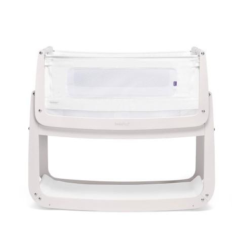 Bambinista-SNUZ-Furniture-SnuzPod⁴ Bedside Crib - Rose White
