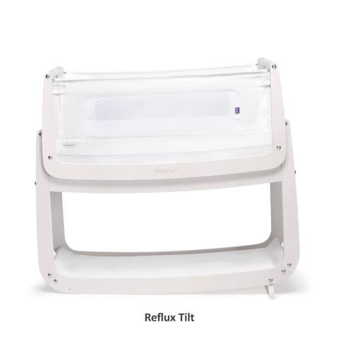 Bambinista-SNUZ-Furniture-SnuzPod⁴ Bedside Crib - Rose White