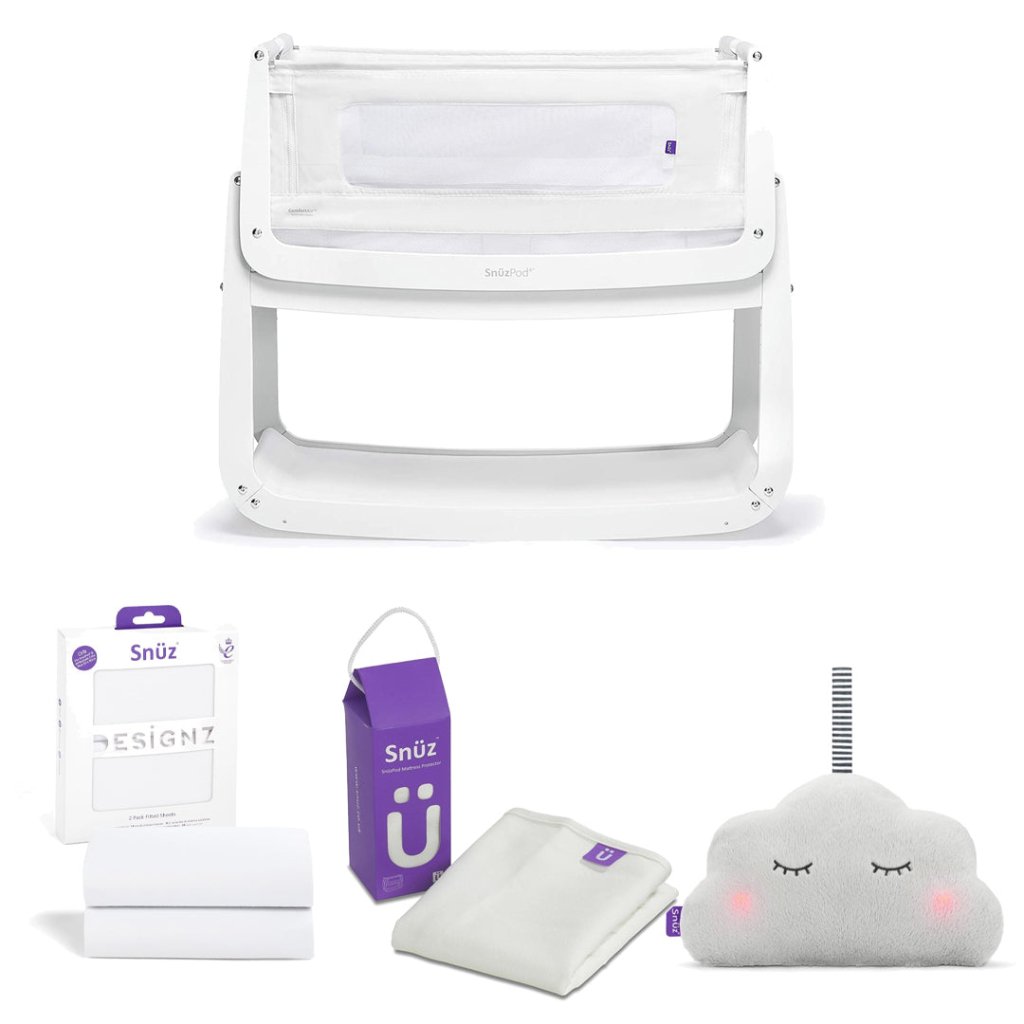 Bambinista-SNUZ-Furniture-SnüzPod⁴ Starter Bundle - White