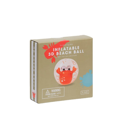 Bambinista-SUNNYLIFE--SUNNYLIFE 3D In?atable Beach Ball Sonny the Sea Creature