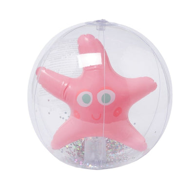 Bambinista-SUNNYLIFE--SUNNYLIFE 3D Inflatable Beach Ball Ocean Treasure Rose