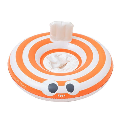 Bambinista-SUNNYLIFE--SUNNYLIFE Baby Seat Sonny the Sea Creature Neon Orange