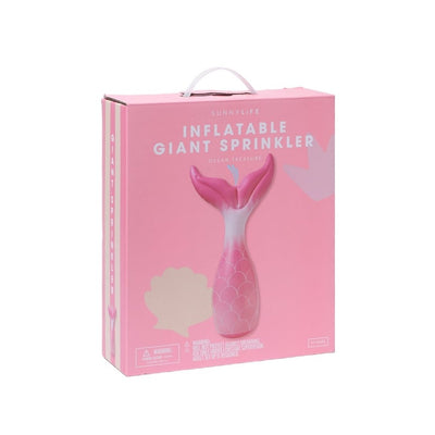 Bambinista-SUNNYLIFE--SUNNYLIFE Inflatable Giant Sprinkler Ocean Treasure Rose