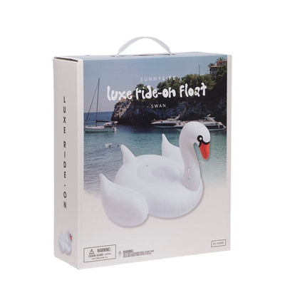 Bambinista-SUNNYLIFE--SUNNYLIFE Luxe Ride-On Float Swan