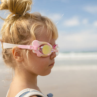 Bambinista-SUNNYLIFE--SUNNYLIFE Mini Swim Goggles Mima the Fairy Pink Lilac