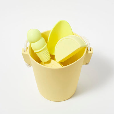 Bambinista-SUNNYLIFE--SUNNYLIFE Silicone Bucket & Spade Set Citrus