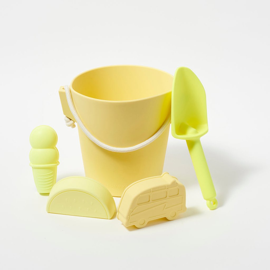 Bambinista-SUNNYLIFE--SUNNYLIFE Silicone Bucket & Spade Set Citrus