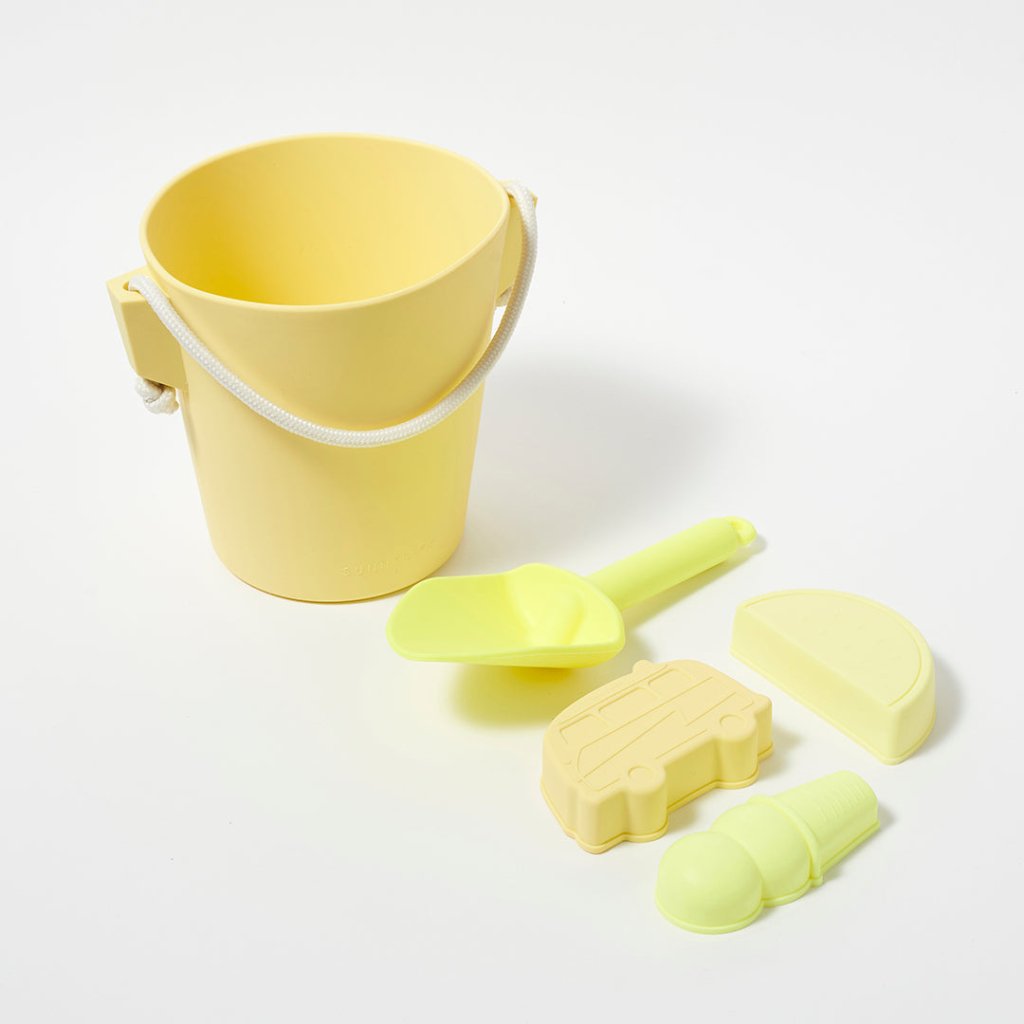 Bambinista-SUNNYLIFE--SUNNYLIFE Silicone Bucket & Spade Set Citrus