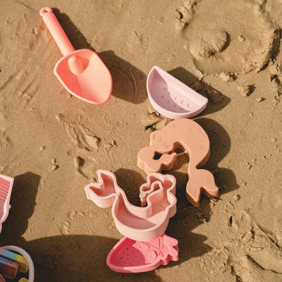 Bambinista-SUNNYLIFE--SUNNYLIFE Silicone Bucket & Spade Set Pink