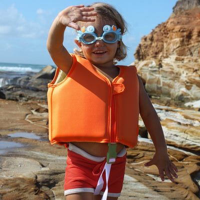Bambinista-SUNNYLIFE--SUNNYLIFE Swim Vest Sonny the Sea Creature Neon