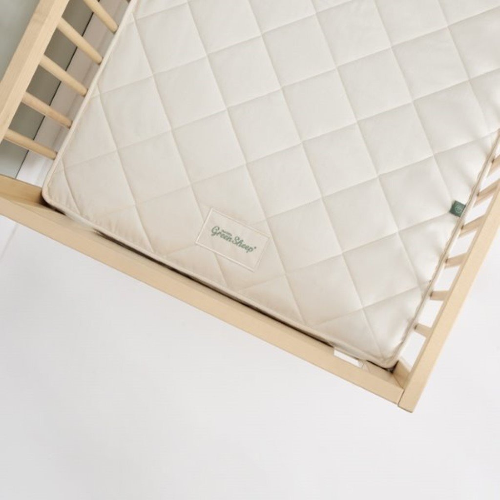 THE LITTLE GREEN SHEEP Natural Sprung Cot Mattress 60x120cm Bambinista