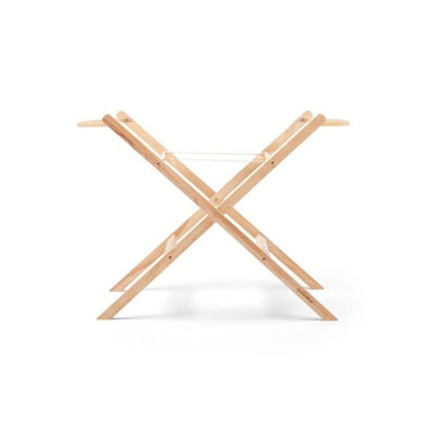 Bambinista-THE LITTLE GREEN SHEEP-Furniture-STORE STOCK LGS Natural Moses Basket & Mattress and Stand - Knitted Linen