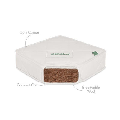 Bambinista-THE LITTLE GREEN SHEEP-Bedding-The Little Green Sheep Natural SnuzKot Extension Mattress Piece