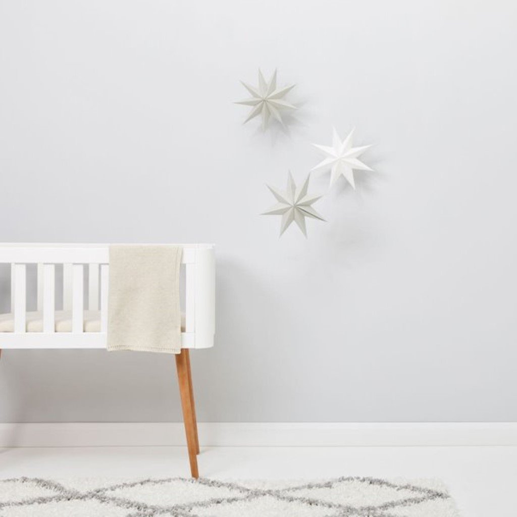 Bambinista-THE LITTLE GREEN SHEEP-Blankets-The Little Green Sheep Organic Knitted Cellular Baby Blanket - Linen