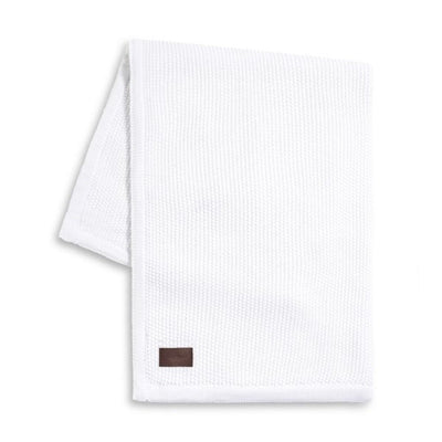 Bambinista-THE LITTLE GREEN SHEEP-Blankets-The Little Green Sheep Organic Knitted Fleece Baby Blanket - White