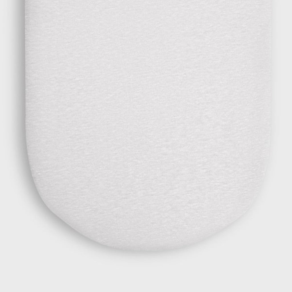 Bambinista-THE LITTLE GREEN SHEEP-Bedding-THE LITTLE GREEN SHEEP Organic Moses Basket Fitted Sheet - Dove