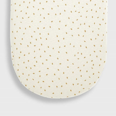Bambinista-THE LITTLE GREEN SHEEP-Bedding-The Little Green Sheep Organic Moses Basket Fitted Sheet - Linen Rice