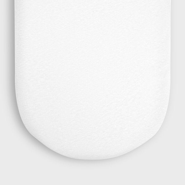 Bambinista-THE LITTLE GREEN SHEEP-Bedding-The Little Green Sheep Organic Moses Basket Fitted Sheet - White