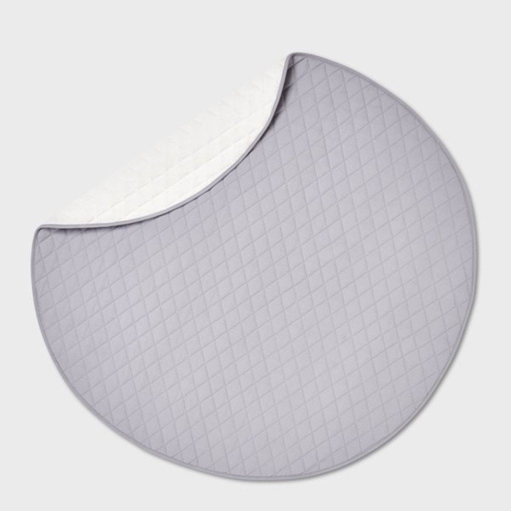 Bambinista-THE LITTLE GREEN SHEEP-Playmat-The Little Green Sheep Quilted Baby Playmat - Grey