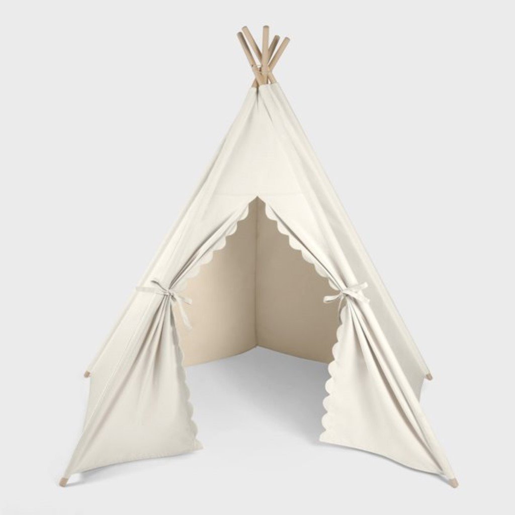 Bambinista-THE LITTLE GREEN SHEEP-Furniture-The Little Green Sheep Teepee Play Tent - Linen