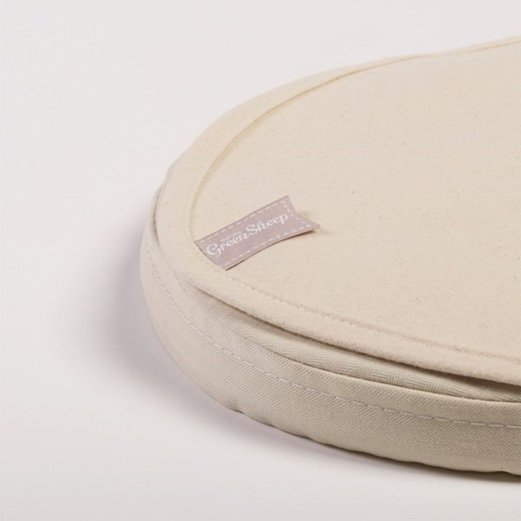 Bambinista-THE LITTLE GREEN SHEEP-Bedding-The Little Green Sheep Waterproof Moses Basket / Carrycot Mattress Protector - 30x70cm