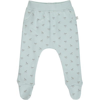 Bambinista-THE LITTLE TAILOR-Bottoms-Comfy Rocking Horse Print Pant - Blue