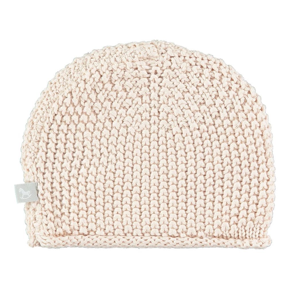 Bambinista-THE LITTLE TAILOR-Outerwear-Cotton Knitted Hat - Pink