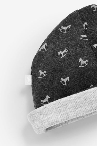 Bambinista-THE LITTLE TAILOR-Accessories-Rocking Horse Hat - Charcoal and Grey Marl
