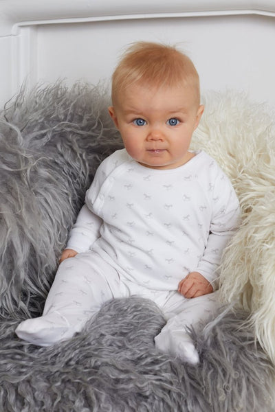 Bambinista-THE LITTLE TAILOR-Bottoms-The Little Tailor Super Soft Jersey Sleepsuit