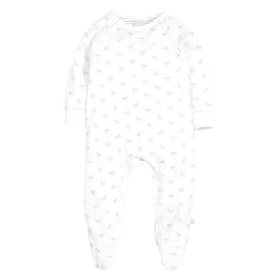 Bambinista-THE LITTLE TAILOR-Bottoms-THE LITTLE TAILOR Super Soft Jersey Sleepsuit - White
