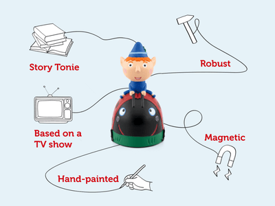 Bambinista-TONIES-Toys-TONIES Ben & Holly's Little Kingdom - Ben Tonie Audio Character (4 for 3) COMING SOON