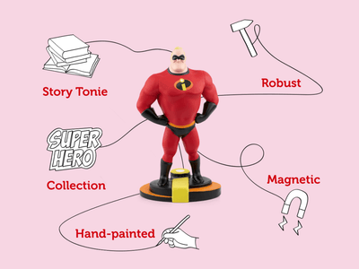 Bambinista-TONIES-Toys-TONIES Disney/Pixar The Incredibles Tonie Audio Character (4 for 3) COMING SOON