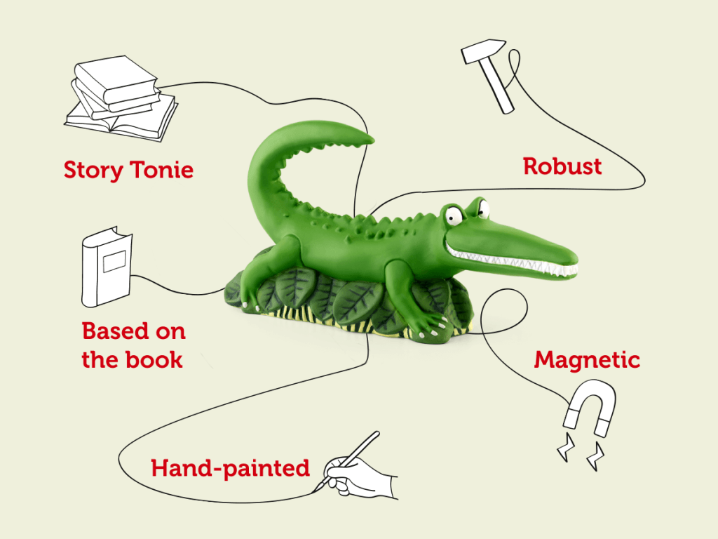 Bambinista-TONIES-Toys-TONIES Roald Dahl - Enormous Crocodile Tonie Audio Character (4 for 3) COMING SOON