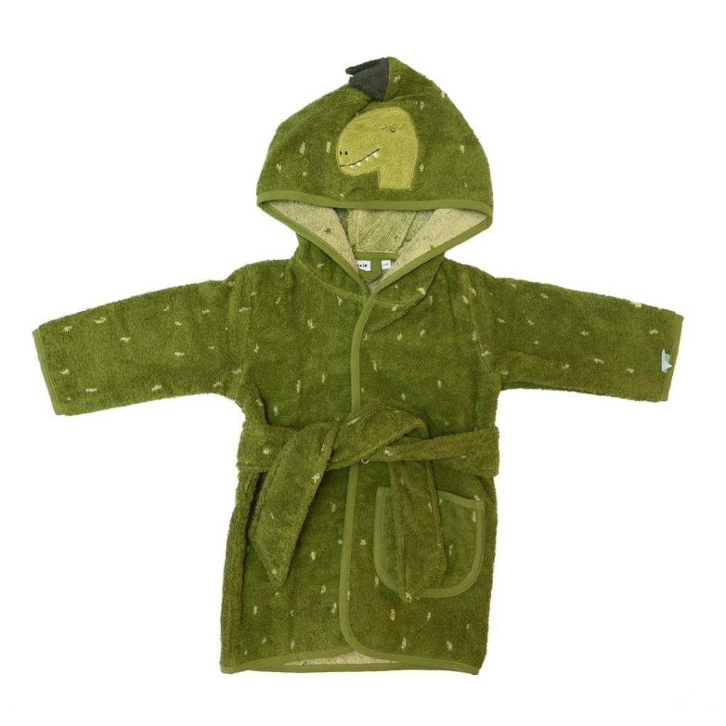 Bambinista-TRIXIE-Towels-Trixie Bathrobe 1-2y - Mr. Dino