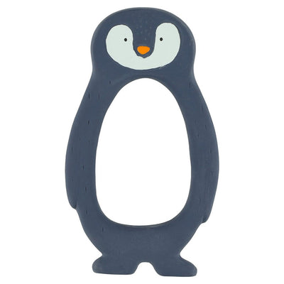 Bambinista-TRIXIE-Toys-TRIXIE Natural Rubber Grasping Toy - Mr. Penguin