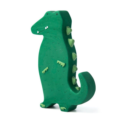 Bambinista-TRIXIE-Toys-TRIXIE Natural Rubber Toy - Mr. Crocodile
