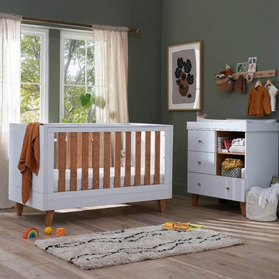 Bambinista-TUTTI BAMBINI-Travel-TUTTI BAMBINI Como 2 Piece Room Set - White / Rosewood