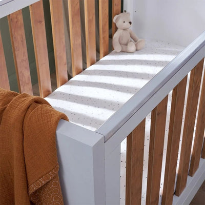 Bambinista-TUTTI BAMBINI-Travel-TUTTI BAMBINI Como Cot Bed - White / Rosewood