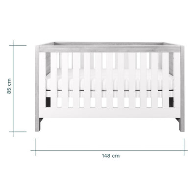 Bambinista-TUTTI BAMBINI-Travel-TUTTI BAMBINI Modena 2 Piece Room Set - Grey Ash/White