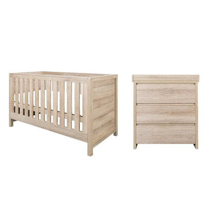 Bambinista-TUTTI BAMBINI-Travel-TUTTI BAMBINI Modena 2 Piece Room Set - Oak