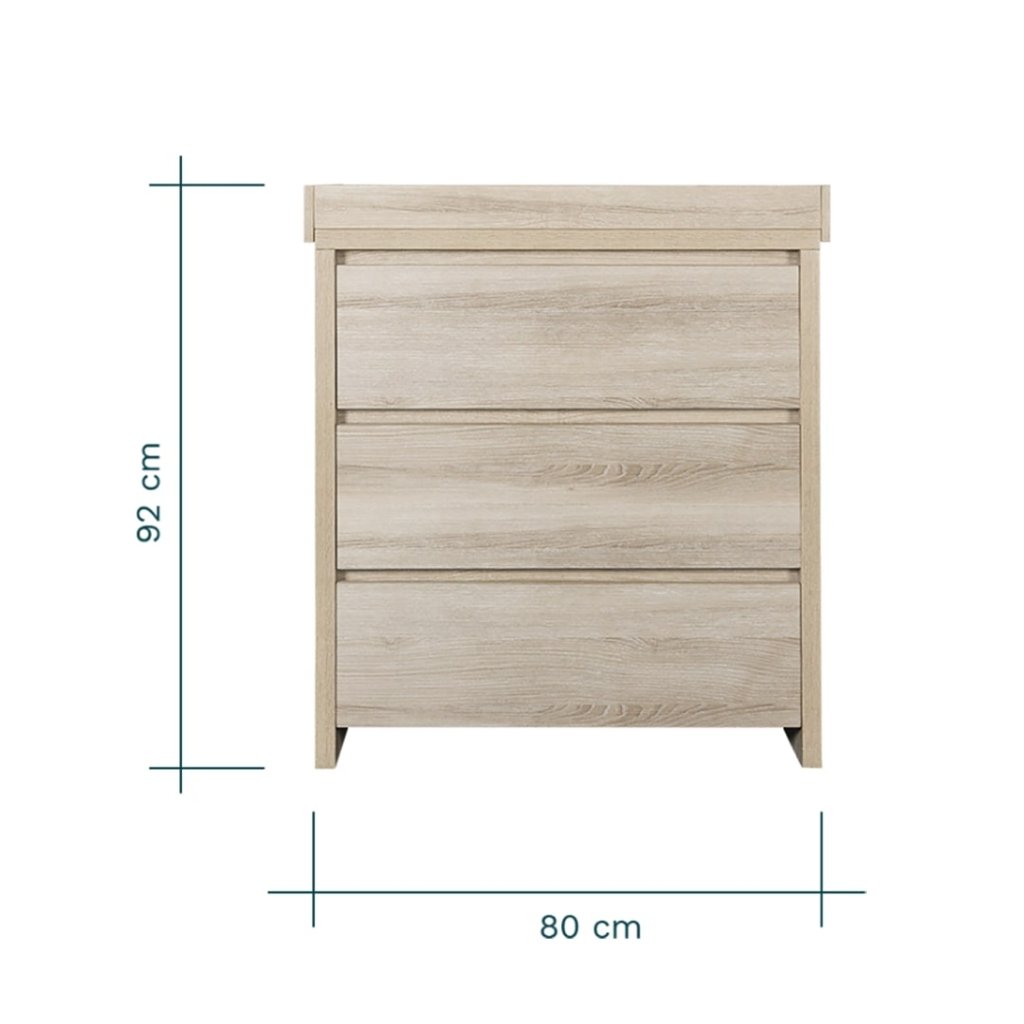 Bambinista-TUTTI BAMBINI-Travel-TUTTI BAMBINI Modena 2 Piece Room Set - Oak