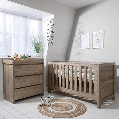 Bambinista-TUTTI BAMBINI-Travel-TUTTI BAMBINI Modena 2 Piece Room Set - Oak