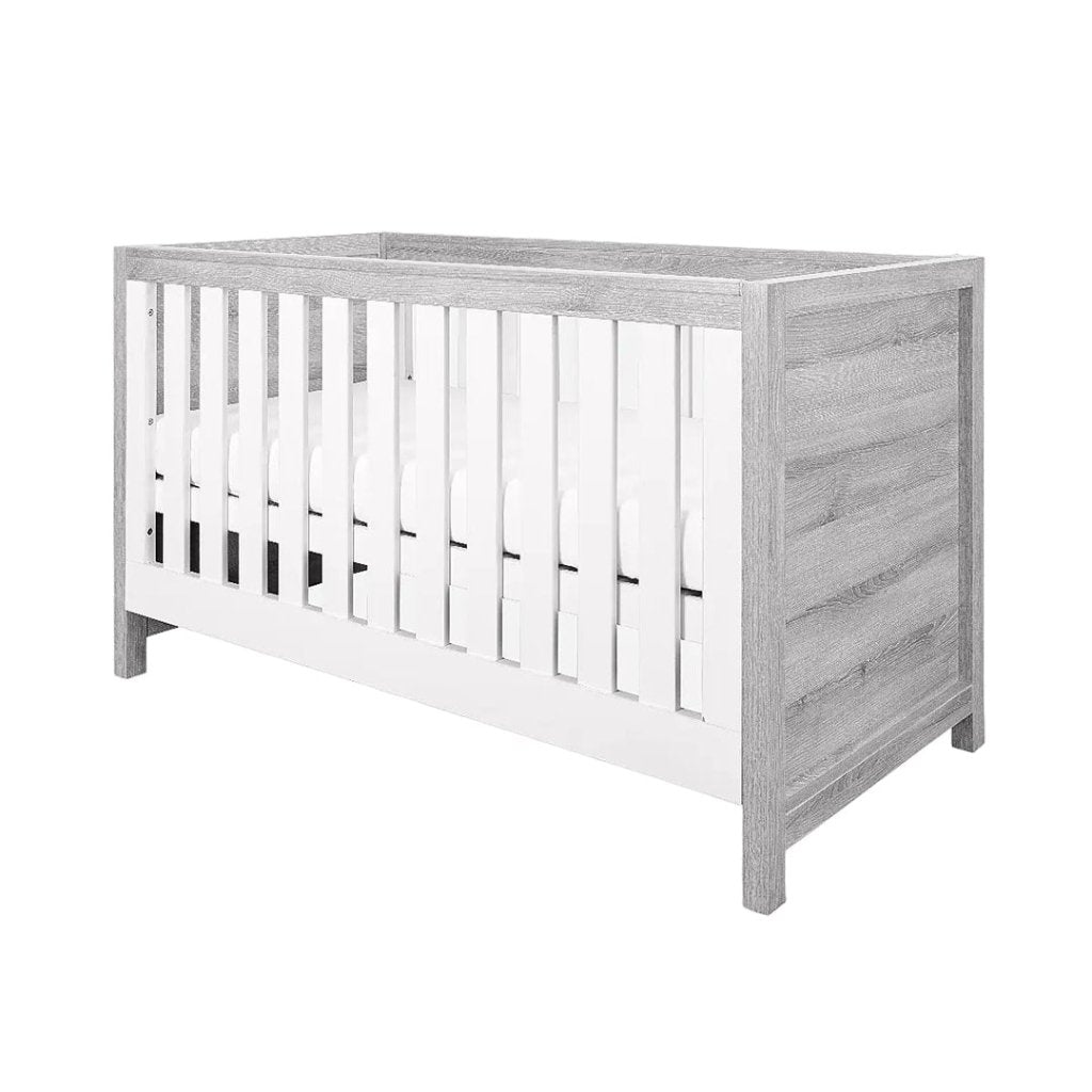 Bambinista-TUTTI BAMBINI-Travel-TUTTI BAMBINI Modena 3 in 1 Cot bed - Grey Ash/White