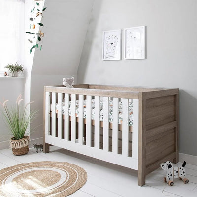 Bambinista-TUTTI BAMBINI-Travel-TUTTI BAMBINI Modena 3 in 1 Cot bed - White/Oak