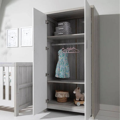 Bambinista-TUTTI BAMBINI-Travel-TUTTI BAMBINI Modena 3 Piece Room Set - Grey Ash/White