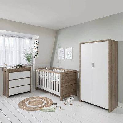 Bambinista-TUTTI BAMBINI-Travel-TUTTI BAMBINI Modena 3 Piece Room Set - White/Oak