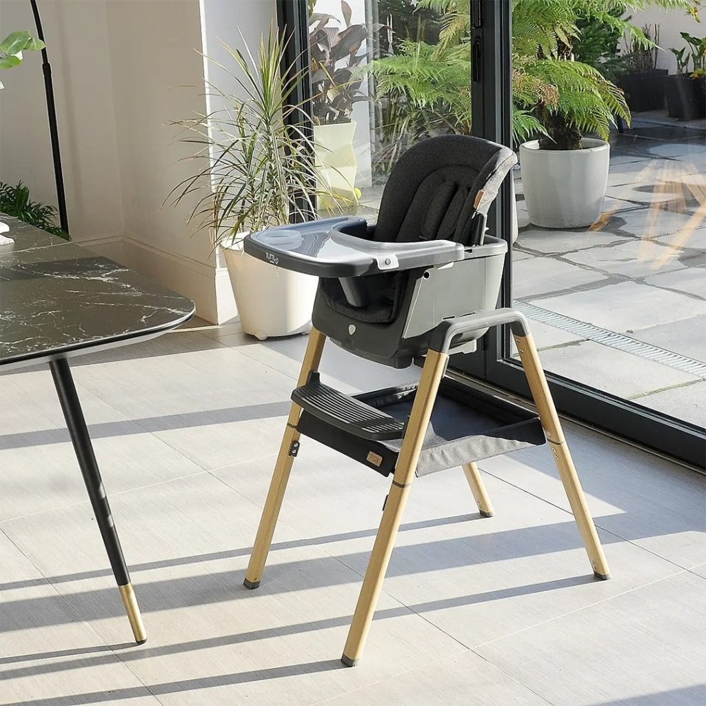 Bambinista-TUTTI BAMBINI-Travel-TUTTI BAMBINI Nova Birth to 12 Years Complete Highchair Package - Grey/Oak