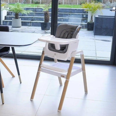 Bambinista-TUTTI BAMBINI-Travel-TUTTI BAMBINI Nova Birth to 12 Years Complete Highchair Package - White/Oak