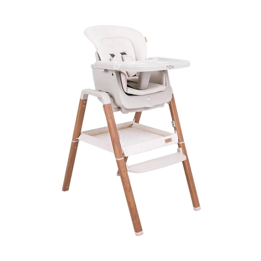 Bambinista-TUTTI BAMBINI-Travel-TUTTI BAMBINI Nova Evolutionary Highchair - Ecru/ Scandinavian Walnut